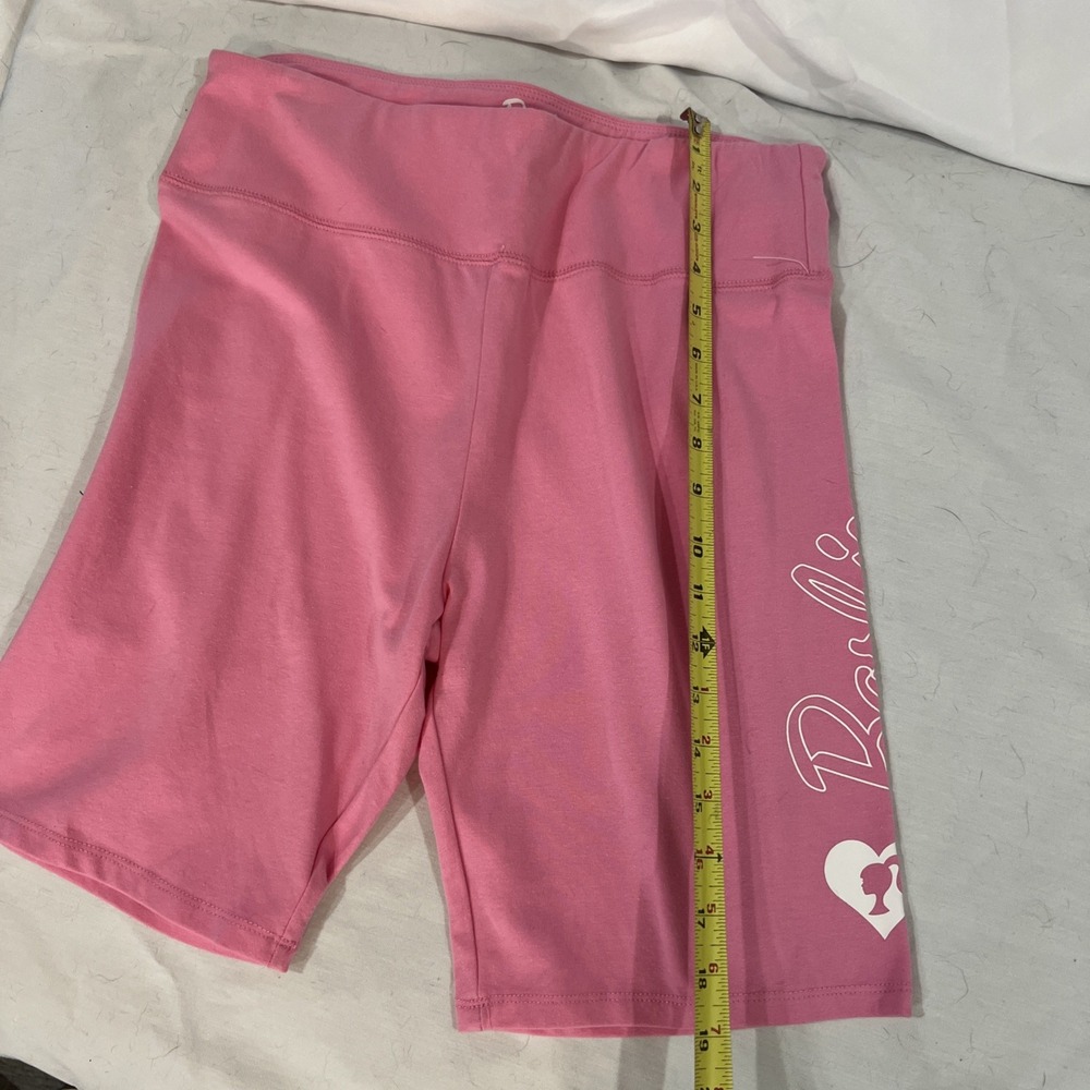 BARBIE BIKER SHORTS PINK WOMENS SIZE large‎ 11-13  stretch vintage 003 - Picture 5 of 6